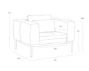 BURR ARMCHAIR - BEHIKE SADDLE LEATHER