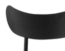 GIBBONS BARSTOOL - BLACK BRAVO PORTABELLA