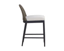 CALANDRI COUNTER STOOL - BLACK LOUIS CREAM