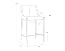 DIONNE COUNTER STOOL - MONUMENT OATMEAL