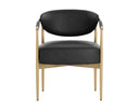 HELOISE DINING ARMCHAIR - BRAVO BLACK
