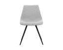 LIPA DINING CHAIR - BLACK BELFAST HEATHER GREY ROSEMARY