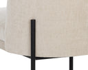 RICHIE DINING CHAIR - BLACK DANNY IVORY