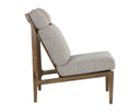 ELANOR LOUNGE CHAIR - WALNUT COPENHAGEN CAPPUCCINO