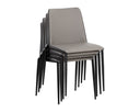 RENEE STACKABLE DINING CHAIR - BLACK DILLON STRATUS DILLON BLACK