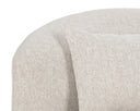 SORAYA SWIVEL ARMLESS CHAIR - DOVE CREAM