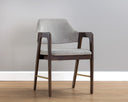 MILTON DINING ARMCHAIR - SMOKE ACACIA POLO CLUB STONE
