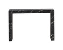 AXLE CONSOLE TABLE - MARBLE LOOK BLACK