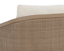PALERMO DINING CHAIR - DRIFT BROWN STINSON CREAM