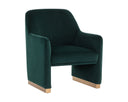JAIME LOUNGE CHAIR - MEG DARK EMERALD