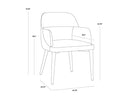 HAGAN DINING ARMCHAIR - Default Title