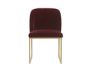 NEVIN DINING CHAIR - MERLOT