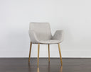 LUCANO DINING ARMCHAIR - BELFAST HEATHER GREY