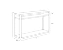 DONCASTER CONSOLE TABLE - BLACK