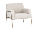 CYBIL LOUNGE CHAIR - DOVE CREAM