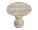RAUL BISTRO TABLE - TRAVERTINE LOOK DUNE 34
