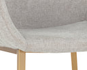 LUCANO DINING ARMCHAIR - BELFAST HEATHER GREY